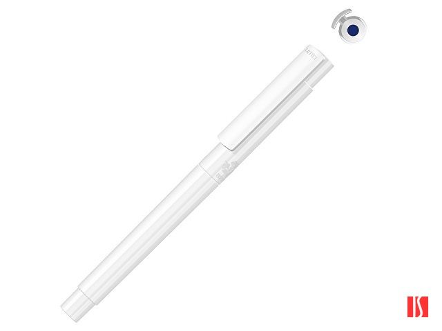 Капиллярная ручка в корпусе из переработанного материала rPET "RECYCLED PET PEN PRO FL», белый с синим