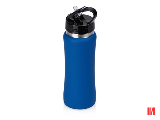 Бутылка для воды "Bottle C1", сталь, soft touch, 600 мл, синий