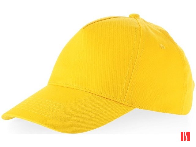 Бейсболка "Memphis" 5-ти панельная 165 гр, желтый