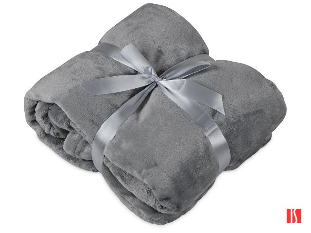 Плед мягкий флисовый Fancy, серый