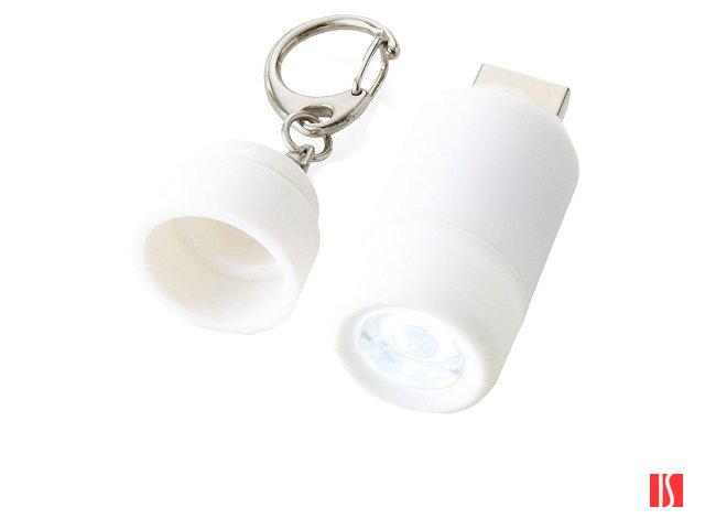 Мини-фонарь "Avior" с зарядкой от USB, белый