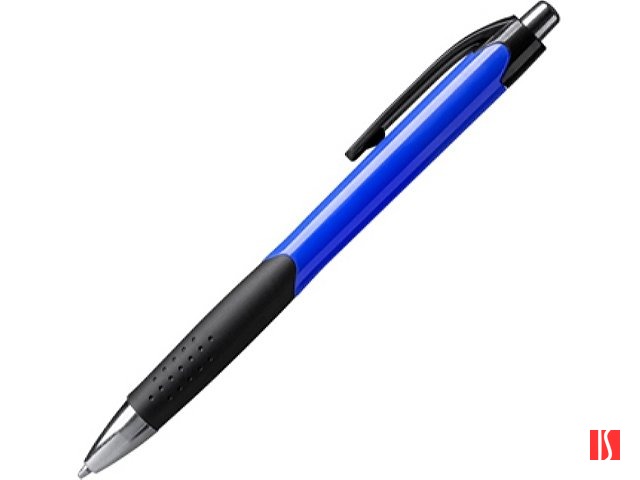Ручка пластиковая шариковая DANTE, черный/королевский синий