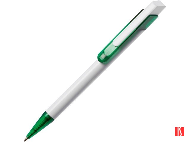 Ручка шариковая «Бавария» белая/зеленая