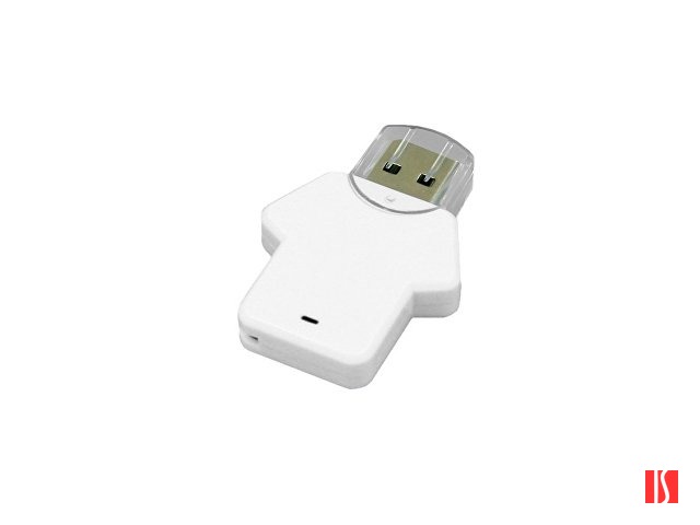 Флешка в виде футболки, 64 Гб, белый