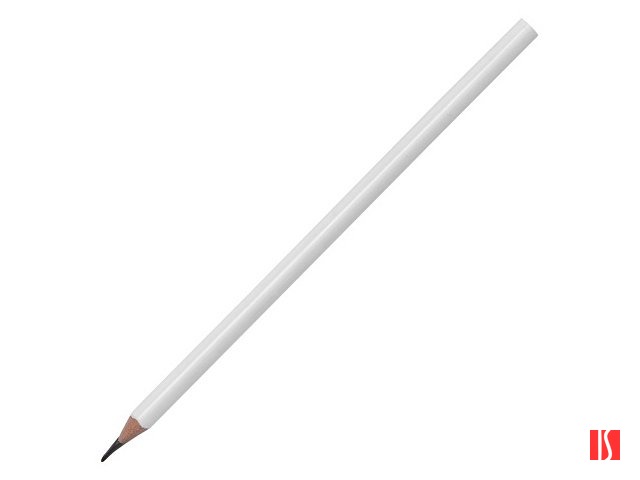 Трехгранный карандаш "Conti" из переработанных контейнеров, белый