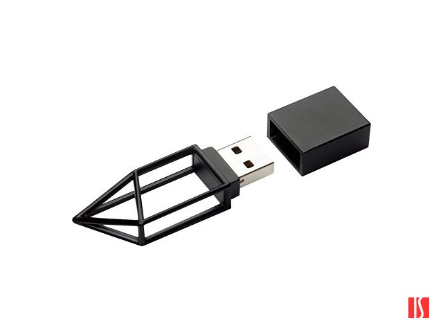 USB-флешка на 32 ГБ, micro USB  черный
