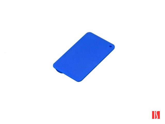 USB-флешка на 8 Гб в виде пластиковой карточки, синий