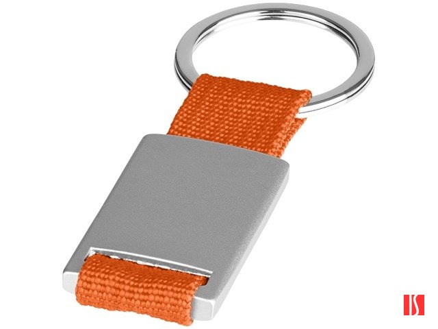 Брелок Alvaro, серебристый/оранжевый