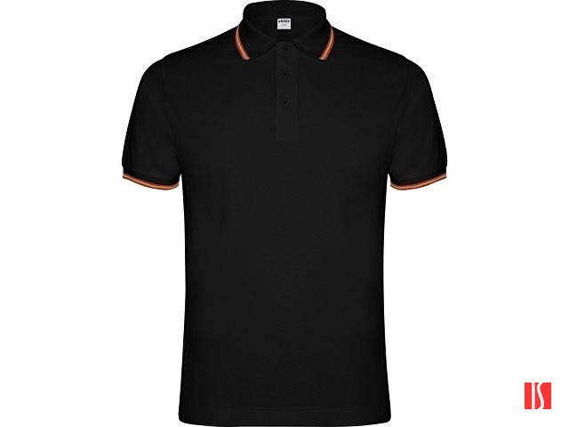 Рубашка поло "Nation" мужская, черный