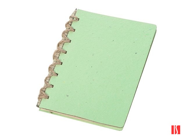 Живой блокнот с семенами цветов, зеленое яблоко