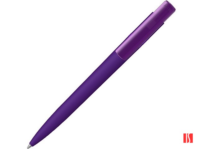 Шариковая ручка "RECYCLED PET PEN PRO K transparent GUM" soft-touch, фиолетовый