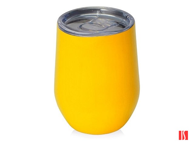 Вакуумная термокружка "Sense", непротекаемая крышка, желтый