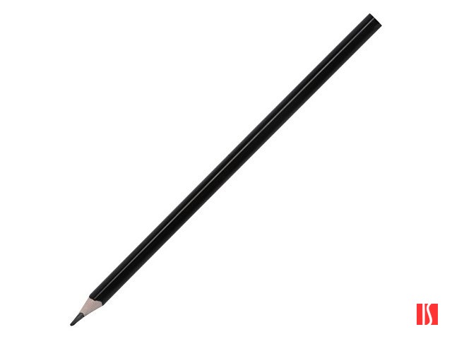 Трехгранный карандаш "Conti" из переработанных контейнеров, черный