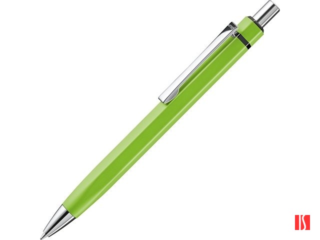 Ручка шариковая шестигранная UMA «Six», зеленое яблоко