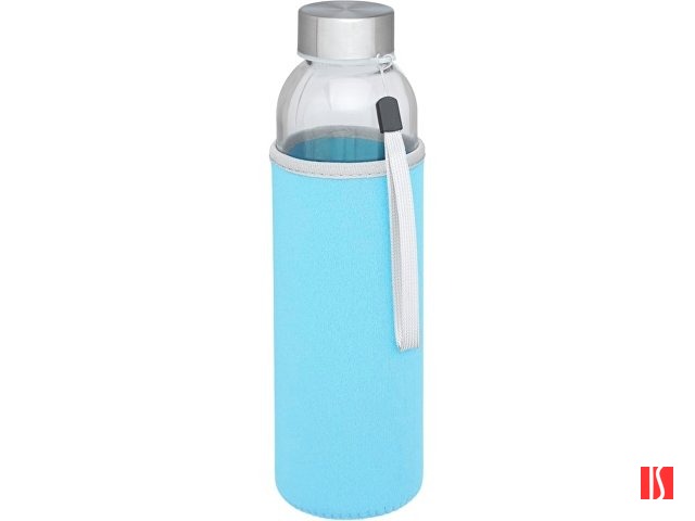 Спортивная бутылка Bodhi из стекла объемом 500 мл, светло-синий