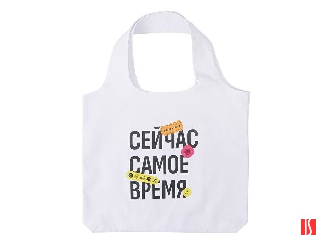 Сумка-шоппер Vest из хлопка 340 г/м2, белый (термотрансфер)