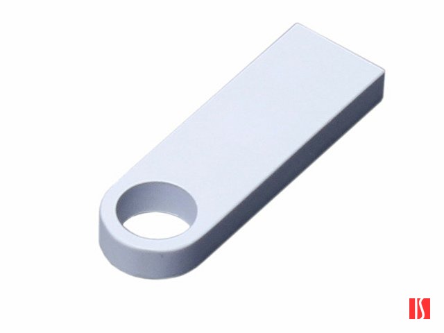 Купить USB 3.0-флешка на 128 Гб с мини чипом и круглым отверстием, белый USB 3.0-флешка на 128 Гб с мини чипом и круглым отверстием, белый