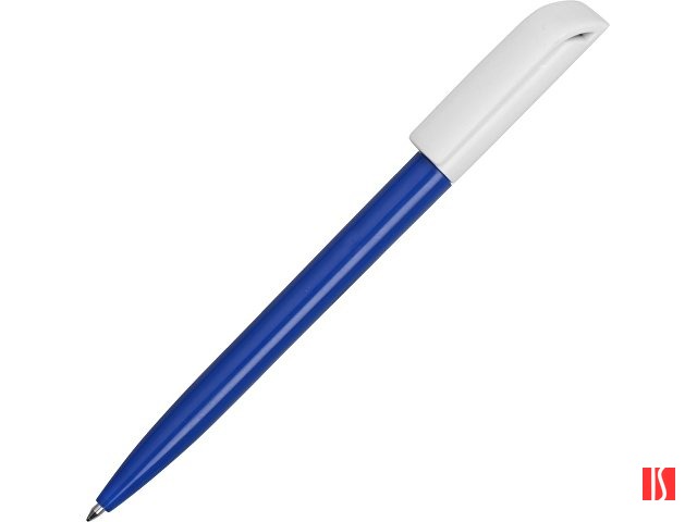 Ручка пластиковая шариковая «Миллениум Color BRL», синий/белый