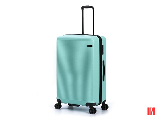 Чемодан TORBER Caspian, светло-зелёный, ABS-пластик, 49 х 29 х 78 см, 96 л