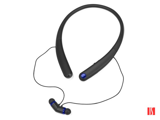 Купить Беспроводные наушники с микрофоном «Soundway», черный/синий Беспроводные наушники с микрофоном «Soundway», черный/синий