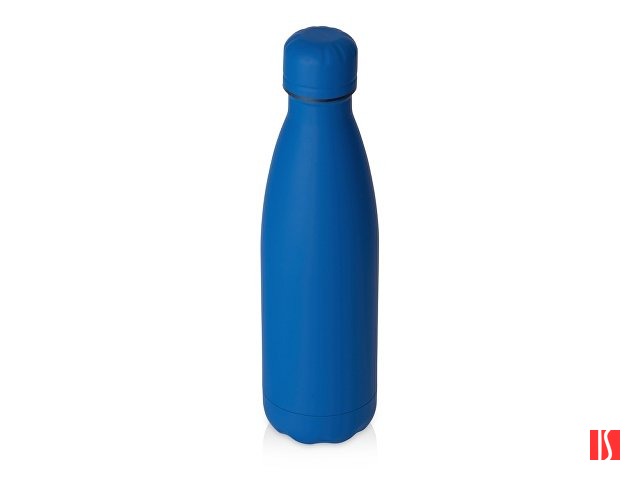 Вакуумная термобутылка "Vacuum bottle C1", soft touch, 500 мл, синий классический