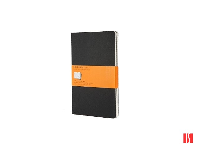 Записная книжка Moleskine Cahier (в линейку, 3 шт.), Large (13х21см), черный