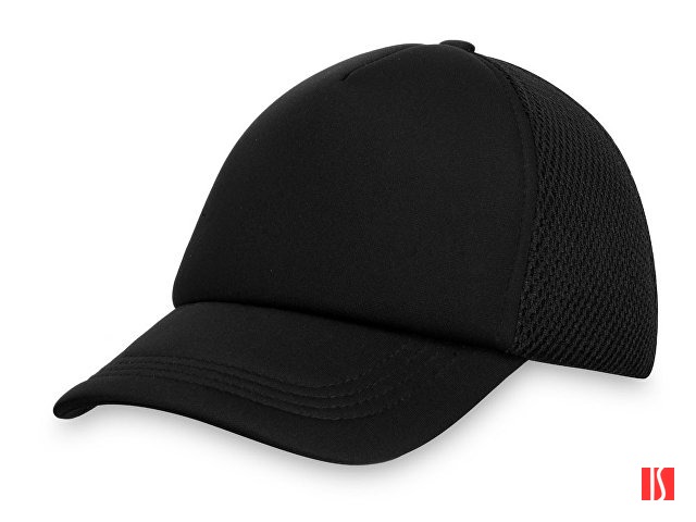 Бейсболка с сеткой Newport, черный