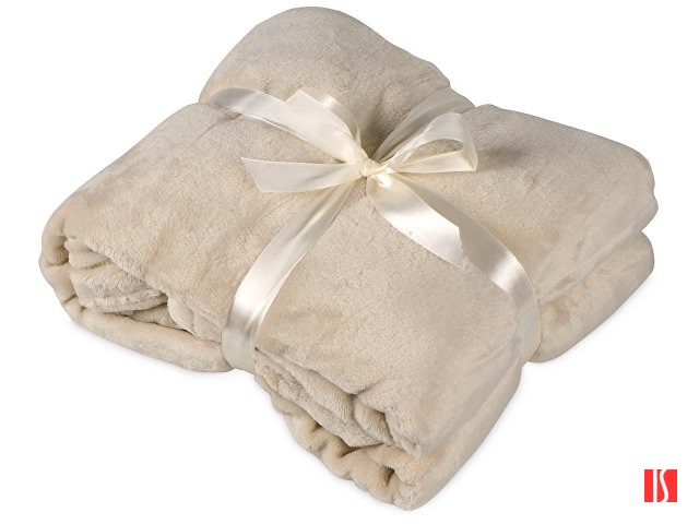 Плед мягкий флисовый Fancy, бежевый