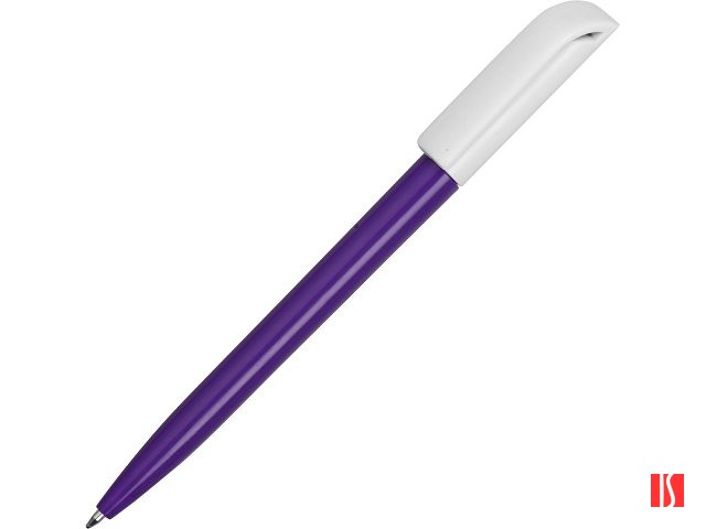 Ручка пластиковая шариковая «Миллениум Color BRL», фиолетовый/белый