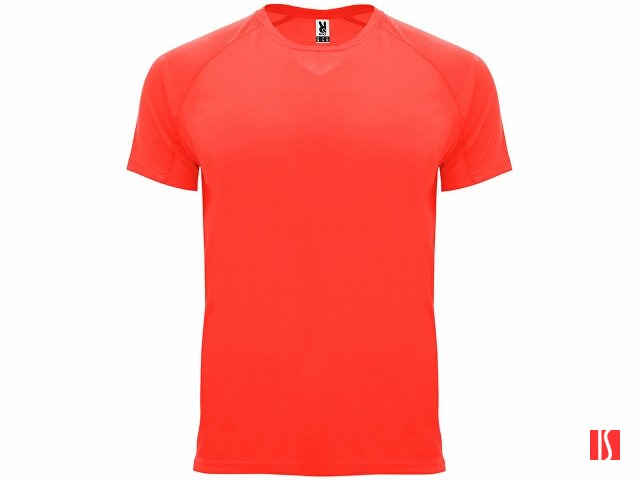 Футболка "Bahrain" мужская, неоновый кораловый