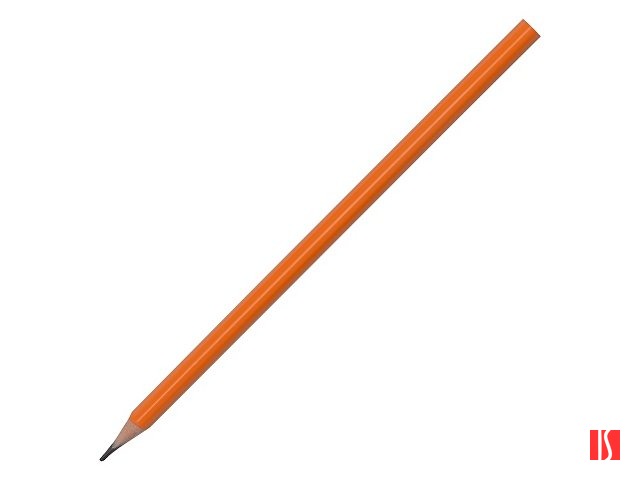 Трехгранный карандаш "Conti" из переработанных контейнеров, оранжевый