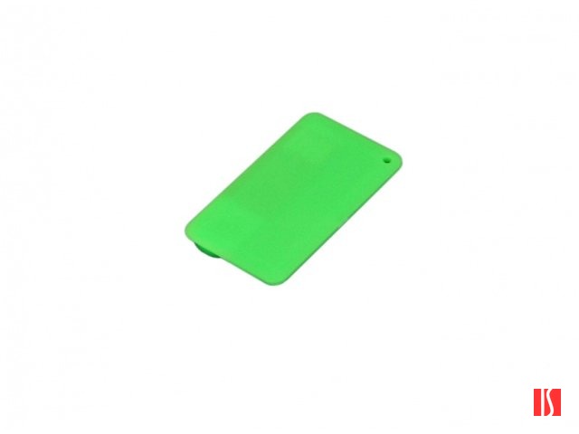 USB-флешка на 8 Гб в виде пластиковой карточки, зеленый