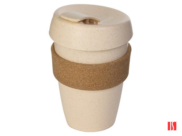 Стакан из пшеничного волокна с двойными стенками "Pino", натуральный