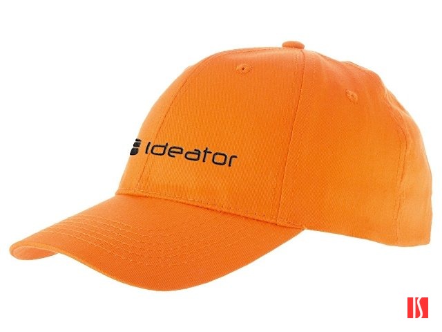 Бейсболка "Detroit" 6-ти панельная, оранжевый