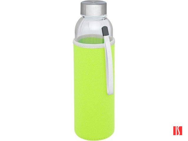 Спортивная бутылка Bodhi из стекла объемом 500 мл, зеленый лайм