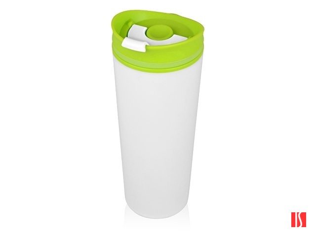 Термокружка «Brite» 500мл, белый/зеленое яблоко