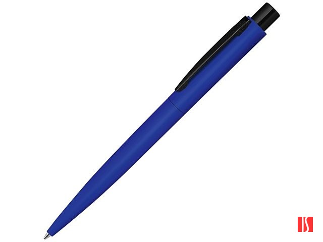 Ручка шариковая металлическая «LUMOS M» soft-touch, синий/черный