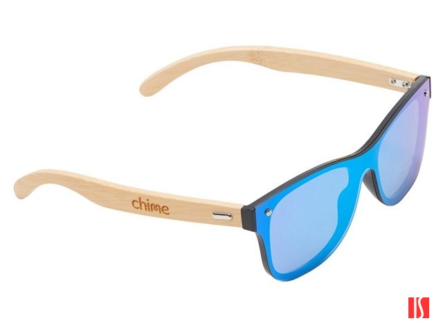 Купить Солнцезащитные очки из бамбука с зеркальной линзой "Rockwood Motion", синий (гравировка) Солнцезащитные очки из бамбука с зеркальной линзой "Rockwood Motion", синий (гравировка)