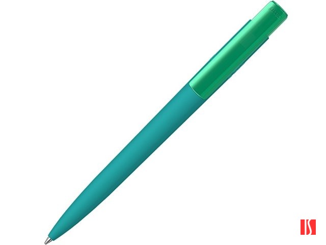 Шариковая ручка "RECYCLED PET PEN PRO K transparent GUM" soft-touch, бирюзовый