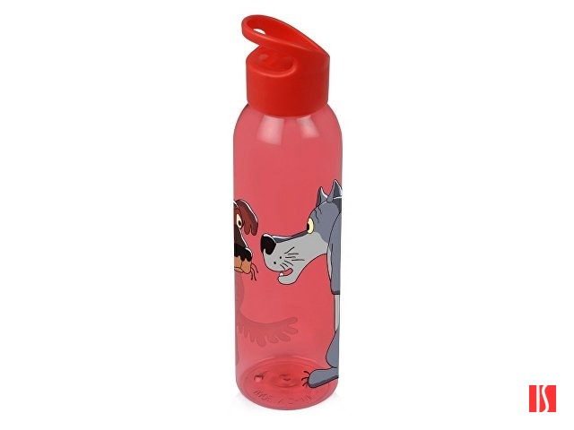 Бутылка для воды "Жил-был Пес», красный