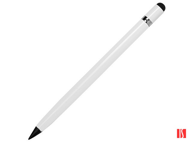 Вечный карандаш "Eternal" со стилусом и ластиком, белый