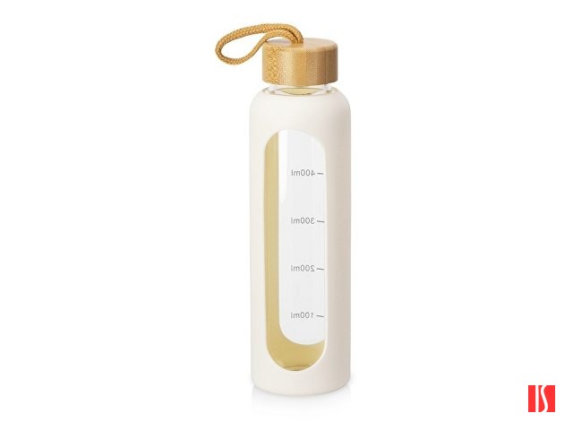 Бутылка из боросиликатного стекла "Hangy", 550 мл, офвайт