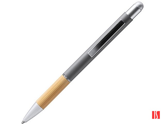 Ручка-стилус металлическая шариковая OLTEN, серый