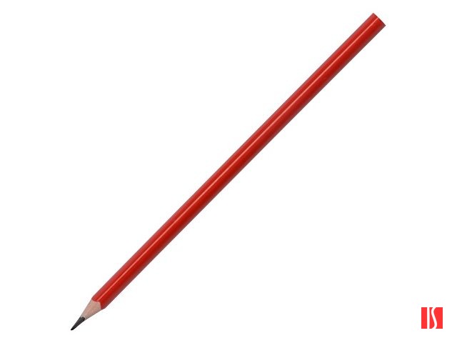 Трехгранный карандаш "Conti" из переработанных контейнеров, красный