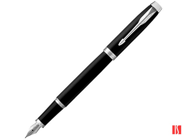 Перьевая ручка Parker IM Mat Black CT, перо: F, цвет чернил: blue, в подарочной упаковке.