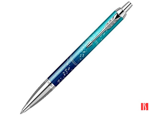 Шариковая ручка Pix Parker IM Royal SE The Last Frontier Deep Sea CT, стержень: M, цвет чернил: blue, в подарочной упаковке.