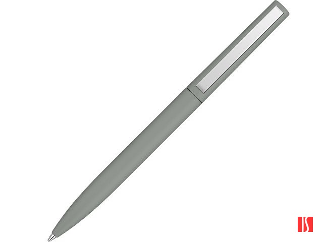 Шариковая ручка  "Bright F Gum" soft-touch, серый