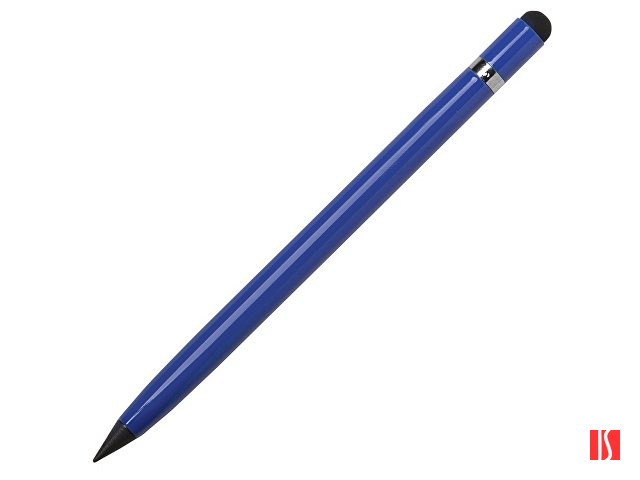 Вечный карандаш "Eternal" со стилусом и ластиком, синий