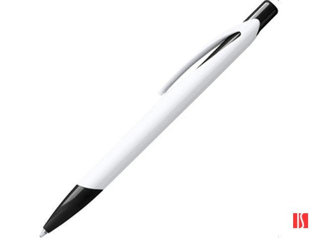 Ручка пластиковая шариковая CITIX, белый/черный