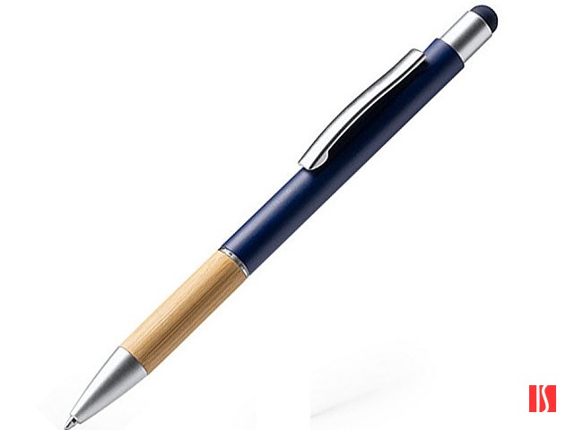 Ручка-стилус металлическая шариковая OLTEN, темно-синий